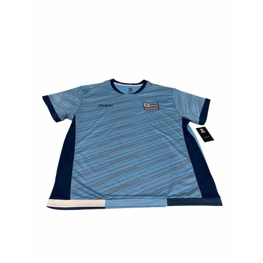 URUGUAY Soccer Jersey Men 2XL Striker Light Blue Football Shirt Copa America NWT